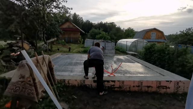 Этапы строительства зимней беседки 6х6. смотреть онлайн