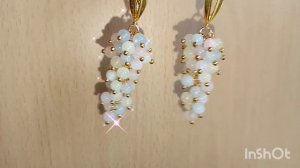 Серьги ручной работы из Морганита