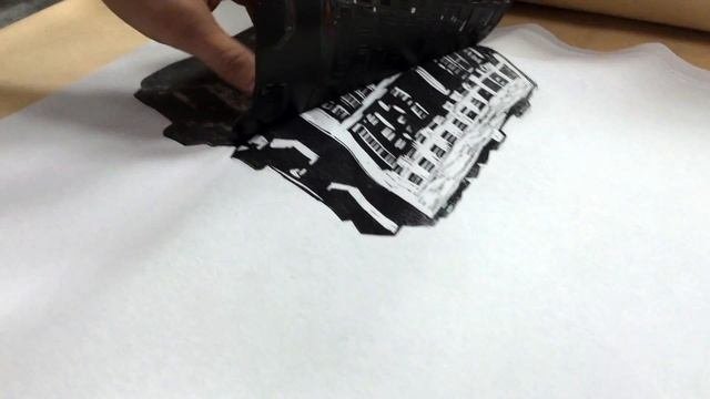 Печать на футболках. Линогравюра. Творчество. Высокая печать