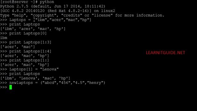 Python Programming Tutorials 4 - Python Data Types Explained in Detail #2 | Python Tutorials