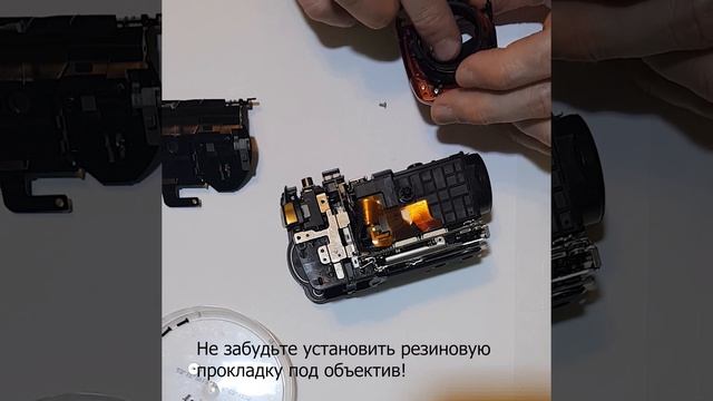 Разборка видеокамеры Panasonic HC-V110. Подключаем внешний микрофон к видеокамере.