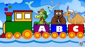 Animal Alphabet A to Z | ABC Animal Train with Sound *英文字母 ABC * 動物字母火車 | 英文+中文