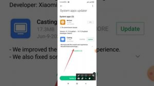Mi coin apps update on Xiaomi Android phone