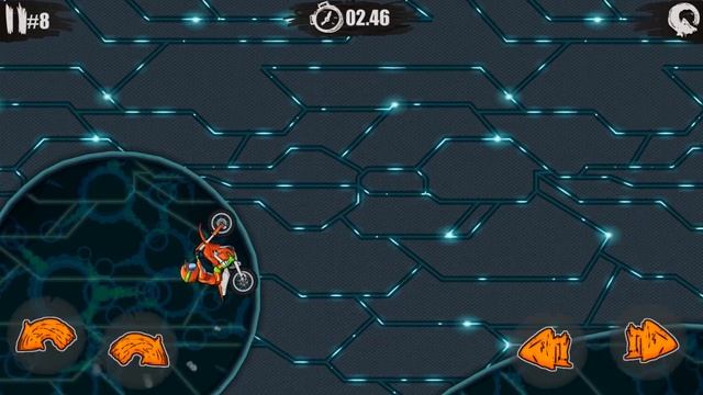 Moto X3M Bike Race Game Cyber World All Levels - Gameplay Android & iOS games