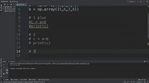 Numpy Array Operators