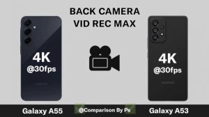 Samsung Galaxy A55 Vs Samsung Galaxy A53