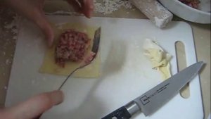 Конвертики из теста