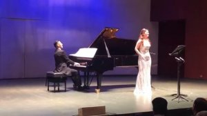 Рахманинов "Весенние воды " Анастасия Михайлиди .Партия фортепьяно- Николай Саввиди