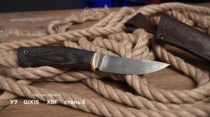 Про ножи: Товарищество Завьялова, нож скиннер малый, российский дамаск