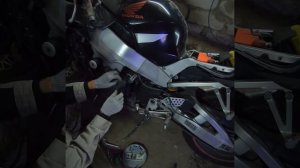 снятие генератора на honda cbr 929rr