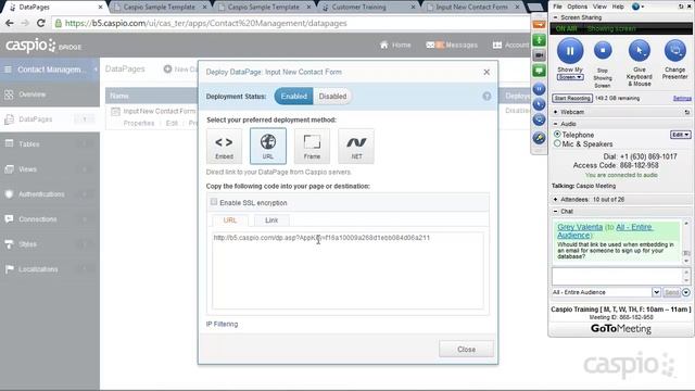 Basic DataPage and Deployment
