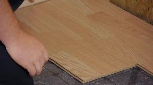 How to Install Engineered Click-Lock Flooring : Flooring Tips