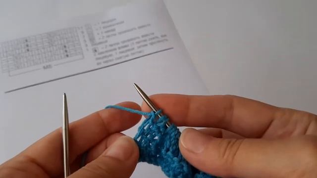 Красивый ажурный узор спицами вязаниеспицами