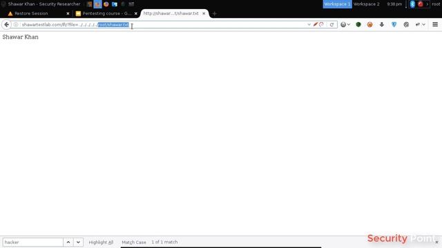 05-Module: Web App Vulnerability Part 5.Local File Inclusion LFI  Web App Penetration Testing