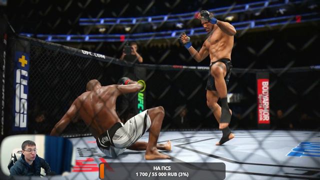 Бой Джон Джонс vs Сирил Ган UFC 285 - симуляция боя