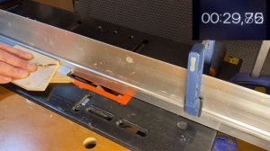 Т-трек из алюминиевой прямоугольной трубы своими руками / Т-трек за 1 минуту / Homemade T-track