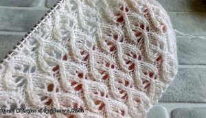 Обязательно попробуйте связать такие замечательные ажурные листочки спицами