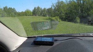 Проектор скорости на лобовое стекло GlobusGPS GL-HD2