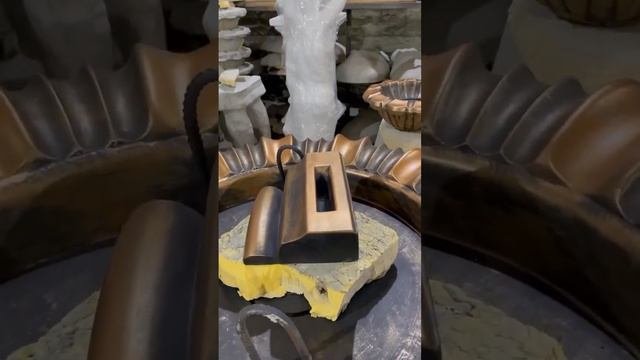 Королевский сердечник в бронзе. Центральная часть фонтана. Фонтан для дачи и сада.