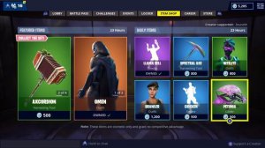 OMEN | ORACLE AXE | LUDWING | HEIDI; Item Shop in FORTNITE #October30th