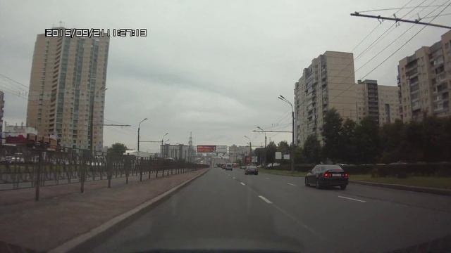 Санкт-Петербург Автобус №21. Станция метро "Ладожская" - Белорусская улица. смотреть онлайн