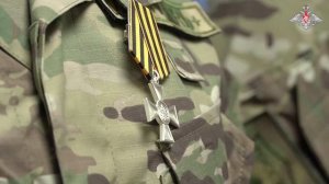 награждение наши бойцов в зоне сво