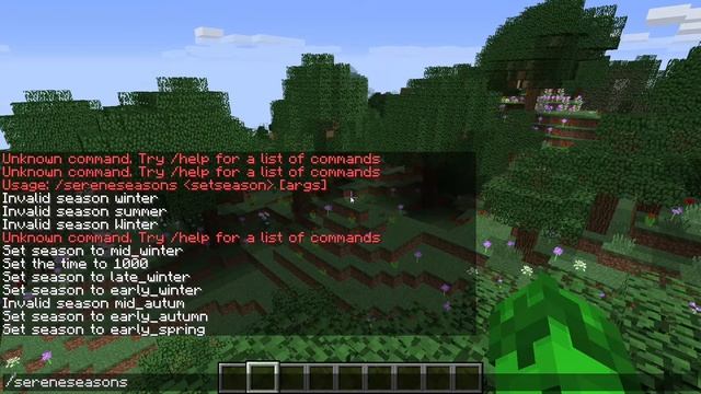 Minecraft Serene Seasons Mod Review/Showcase смотреть онлайн