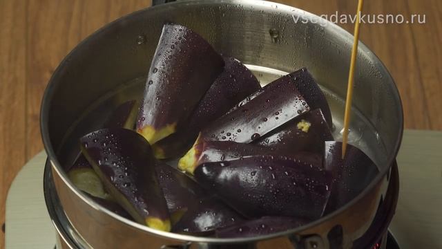 Невероятное вкусно! БАКЛАЖАНЫ НА ПАРУ ПО-КОРЕЙСКИ. смотреть онлайн