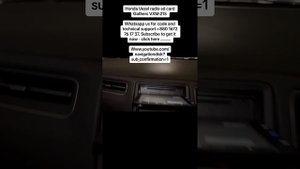 Unlock code - Honda Vezel GATHERS Vxm-215 Stereo