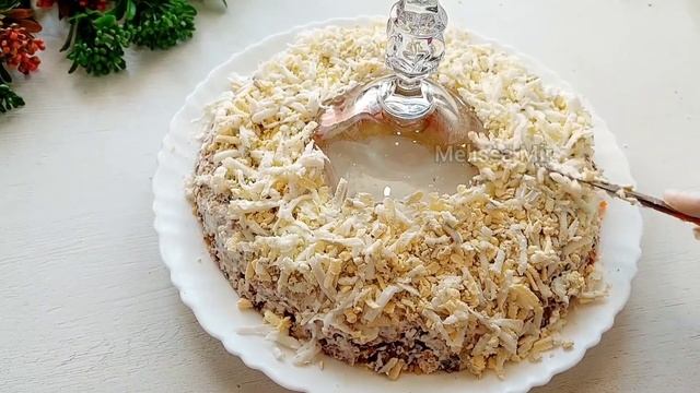 ШИКАРНЫЙ ВИД! ОБАЛДЕННЫЙ ВКУС! Салат ПОНРАВИТСЯ ВСЕМ! #праздничныйстол #салат 2023 год