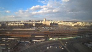 Вид на метро Выхино из ГУУ