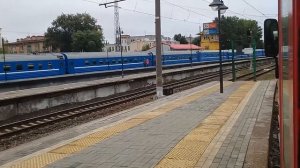 Прибытие скорого поезда Брест - СПБ на Витебский вокзал