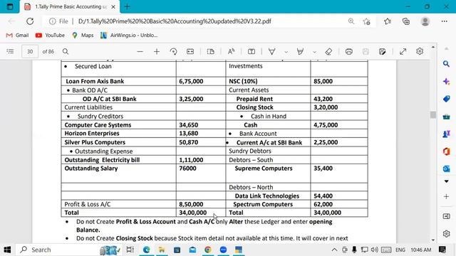 How to create Balance Sheet in Tally Prime | GIT Education смотреть онлайн