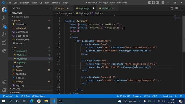 ? Basics of Form Handling in React  | ReactJS Tutorial ✅
