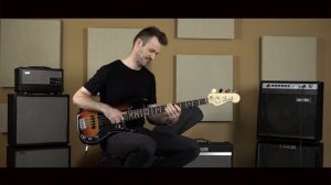 Fender American Performer Precision Bass RW 3-Color Sunburst elektromos basszusgitár
