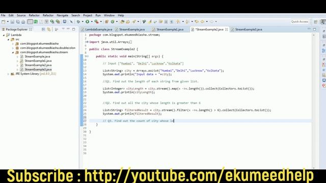 Java 8 Stream || Map, Filter & Count Example - 3 смотреть онлайн
