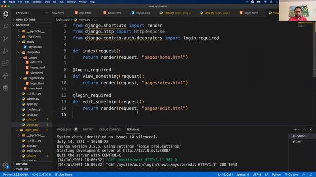 W7D3: Django Authentication & Authorization (2 of 2) смотреть онлайн