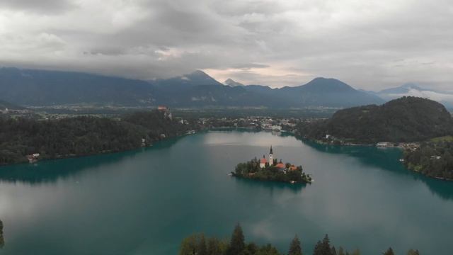 Озеро Блед . Словения. смотреть онлайн