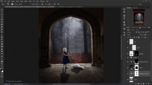 Lost In Rainy - Photoshop Manipulation Tutorial Effect