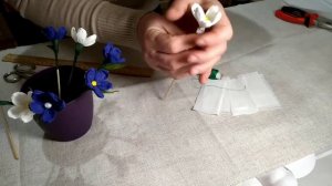 DIY Цветы и Ягодки из гофрированной бумаги Своими Руками -  How to make  flower by crepe paper