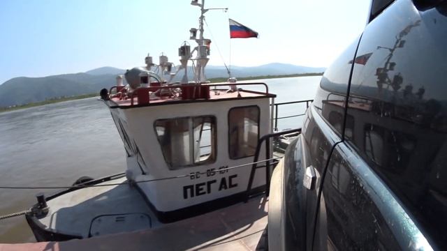 Паромная переправа через Селенгу в Татаурово смотреть онлайн