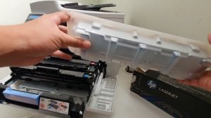 Replacing Toner HP Color Laser Jet Pro MFP M183fw