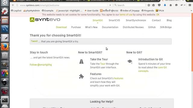 Download and Install SmartGit on UBUNTU for GitHub смотреть онлайн