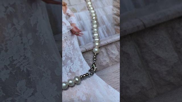 Бусы из жемчуга белого 7-8 мм 40 см смотреть онлайн