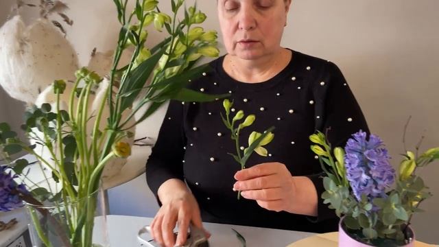 Оформление одного цветка до 500р. Флористика для начинающих