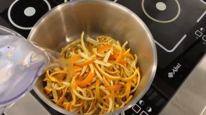 Цукаты из апельсиновых корок | десерт к чаю