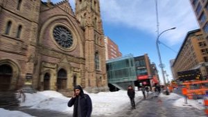 Montreal Downtown Tour with Authentic City Sounds #montrealdowntown #walktourmontreal