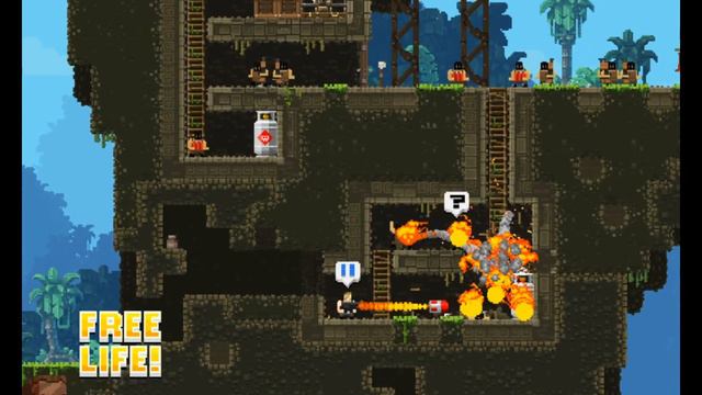 Мощная игра для мужиков!Я просто ору Broforce!!!