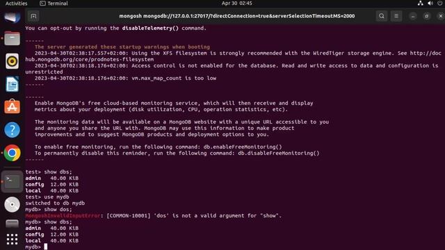 How to Create Database and Collection in MongoDB