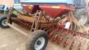 Сеялка СПУ 6 транспортное положение.